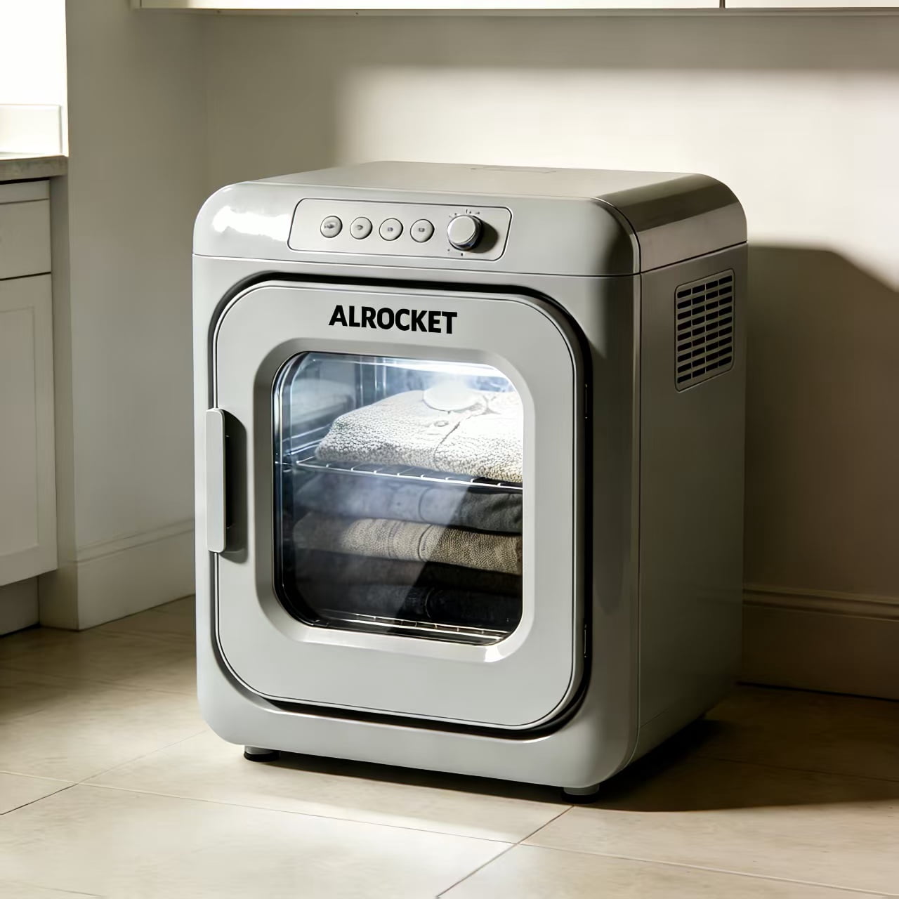 ALROCKET Portable Small Clothes Dryer, Compact Laundry Dryer for Home Dorm