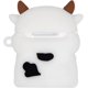 thumbnail image 5 of Boba Tea Cow - Funda divertida con diseño de animales de dibujos animados en 3D, PVC suave, protección completa, cubierta de carga a prueba de golpes con mosquetón para Airpods de 1ª generación, 2ª g, 5 of 5