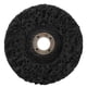 thumbnail image 5 of Kenally Rueda de lijado Pulido de acero inoxidable Pulido de pintura Tira de 16/22 mm Herramientas de resistencia al desgaste de graffiti Disco de metal #100 negro 2piezas Kenally CBP065630, 5 of 6