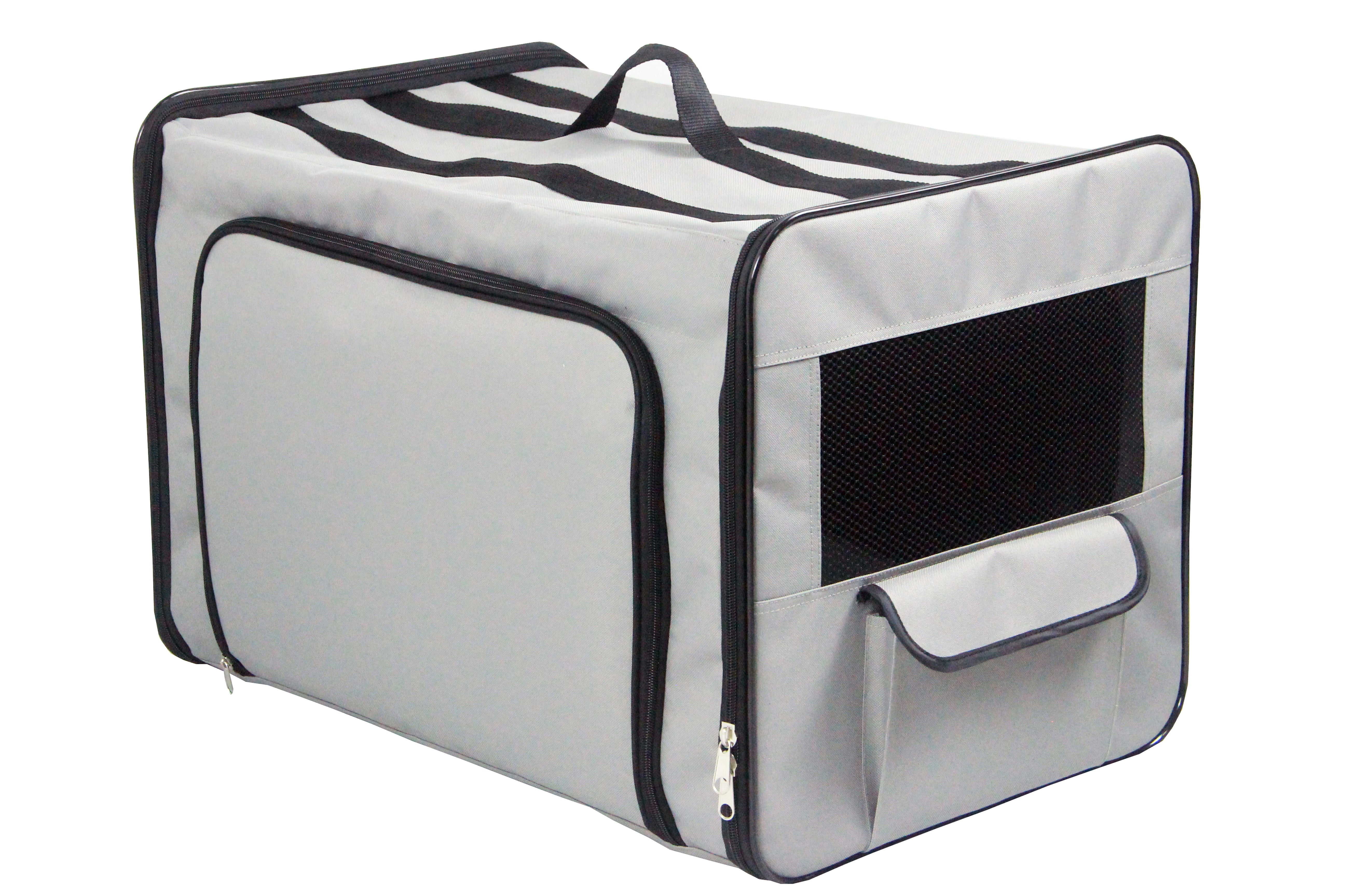 Pet Life Capacious Dual-Expandable Wire Dog Crate