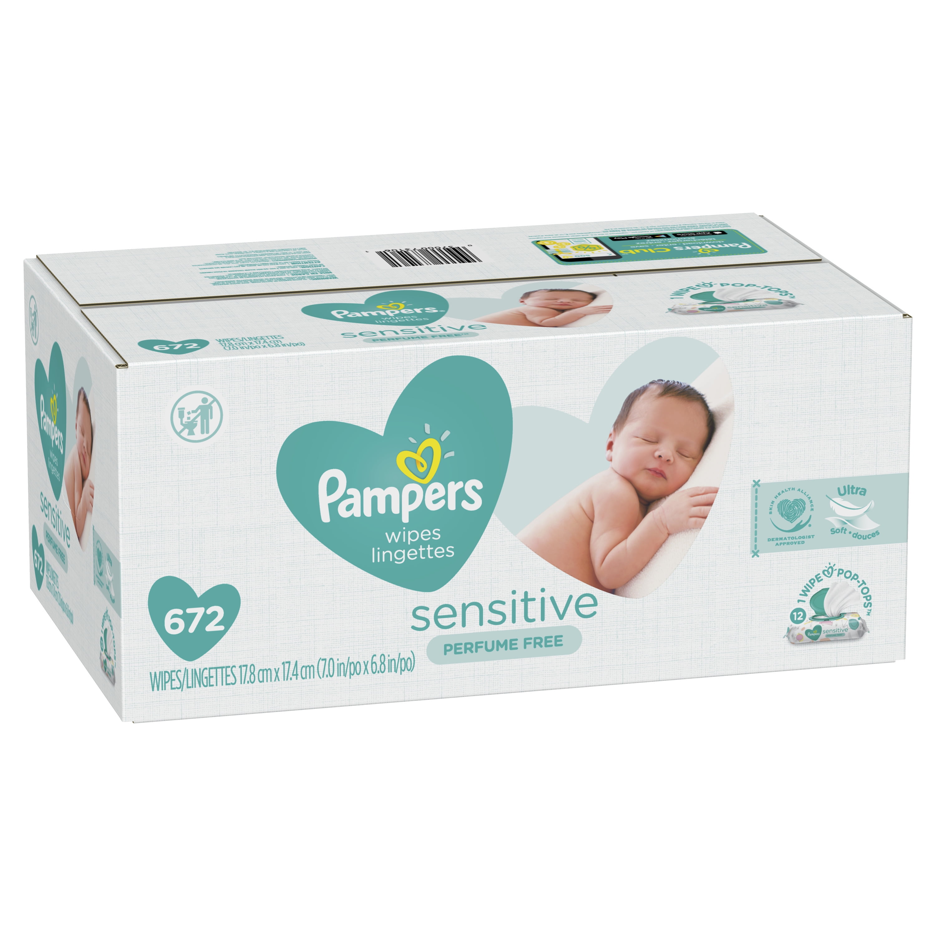 pampers sensitive fragrance free
