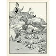 thumbnail image 2 of Willy Pogany 15x18 Gold Ornate Wood Frame and Double Matted Museum Art Print Titled - Forty-Four Turkish Fairy Tales Pl 26 (1913), 2 of 4