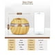 thumbnail image 3 of Fiudx Ofertas del día Humidificador USB de grano de madera, humidificador redondo, minihumidificador, humidificador aromático para aromaterapia, 3 of 7