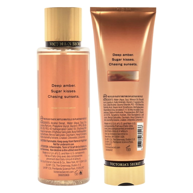 Victorias Secret Amber Romance Kit , 2 Pc Kit 8.4 oz Fragrance