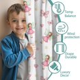 thumbnail image 3 of Blackout Kids Curtains,Fairy Heart Pattern Childrens Insulated Curtains Set Of 2,Bedroom Essentials,Toddler Room Decor 52"x84", 3 of 5