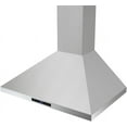 thumbnail image 3 of Streamline 30 in. Giulio Convertible Wall Mount Range Hood in Brushed Stainless Steel with Baffle Filters, Touchpad Control, LED Lights, 3 of 9