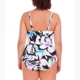 thumbnail image 6 of Ocean Blues Women's Plus Size Swimwear Ruched One Piece Bathing Suits Tummy Control 1 Piece Swimsuit Floral Swimsuits for Women Size 3XL, 6 of 6