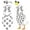 Multicolor 2, variant on AuroraX 23 inch Porch Goose Outfit Sets Football Themed Porch Goose Clothes Set 23" 17 19 inch Holiday Triangular Scarf Bow Sunglasses Porch Goose Accessories Fall Outside Stuff