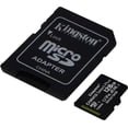 thumbnail image 2 of Kingston MicroSDXC Select Plus 128GB (Con Adaptador a SD) Clase 10, UHS-I, U1, V10 Lectura: 100MB/s (SDCS2/128GB), 2 of 5