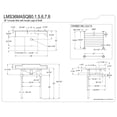 thumbnail image 2 of Kingston Brass LMS36MASQB1 Pemberton 36" Carrara Marble Console Sink with Acrylic Legs and Shelf (8-Inch, 3-Hole), Carrara Marble White/Polished Chrome, 2 of 4