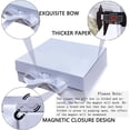 thumbnail image 3 of ERDS-White Gift Box with Lids, Magnetic Gift Wrap Box 9x6.7x2.75 Inches with Gift Bag Ribbon Shredded Paper Greeting Card, Luxury Packaging Box Set for Christmas Wedding Birthdays(1PCS), 3 of 4
