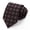 Brown, variant on Men's Fashion 3.15'' Ties Business Casual Wedding Necktie 8CM Formal Retro Checkered Geometric Pattern (Orange Oval)