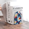 thumbnail image 6 of Sikiie Daisies With Ladybugs Bookends 1 Pair, Wood Bookends for Shelves, Book Ends for Shelves, Book Shelf Holder for Home Office, 6 of 7