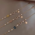 thumbnail image 5 of Japan Korea Star Moon Bracelet for Women Girls Fashion Pink Crystal Pearl Chain Bracelet Wholesale Designer Jewelry Party Gift, 5 of 6
