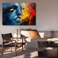 thumbnail image 6 of a Vibrant Female Face Close-Up Poster Decorative Painting Canvas Wall Art Living Room Posters Bedroom Painting,Frame-style,16x24inch(40x60cm), 6 of 8