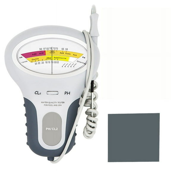 2 in 1 Water Quality Testing Device PC-102 PH Tester for Swimming Pool SPA Water Chlorine Tester CL2 Meas