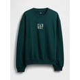 thumbnail image 4 of Sudadera GAP con Logo, Cuello Redondo, forro polar, Verde Tropical, Talla L, 4 of 4