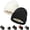 Black&white, variant on 2 PCS Unisex Beanie Hats for Men Women Winter Knit Beanies Soft Slouchy Warm Cuffed Beanie Hat