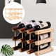 thumbnail image 4 of Estante para vinos, almacenamiento de botellas de vino, decoración para mesa de comedor, soportes para vinos 3 botellas 3 capas, 4 of 9