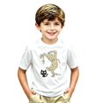 thumbnail image 2 of XAOFW Boys Girls Halloween Shirt Short Sleeve Round Neck Cartoon Graphic Tees Toddler Kids Autumn Loose Fit T Shirts 6-7 Years, 2 of 3