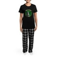 thumbnail image 4 of CafePress - Irishwolfpeace2 - Women's Short Sleeve Print T-Shirt and Pants Dark Cotton Pajama Set, 4 of 7