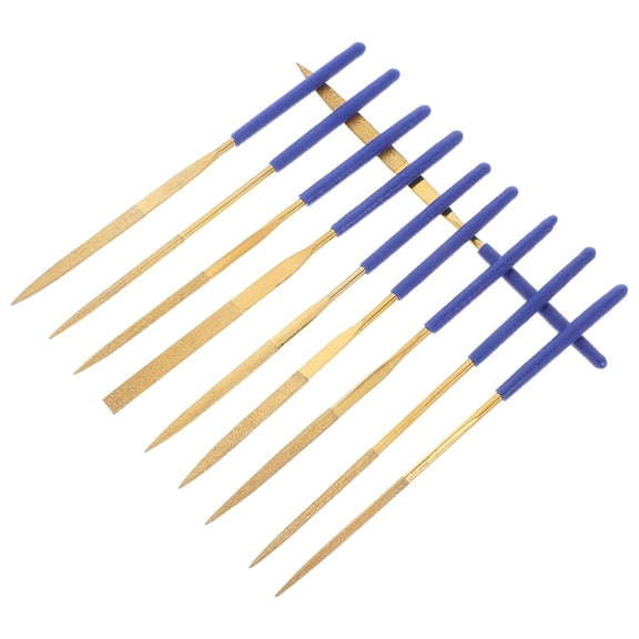 Masteelf 10pcs Jeweler Files Metal File Adamas File Crafts File Precision Hand Tools Jewelry Files Set File Tool Woodworking Files Portable Carpentry Tools