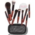 thumbnail image 1 of Set de brochas de maquillaje Cosme Life 9 FULL FACE MINI TRAVEL con funda, 1 of 8