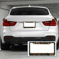 thumbnail image 4 of Sloboki Forest Camo License Plate Frame Universal Aluminum Metal Car Tag Holders Cars Decor, 4 of 5