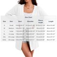 thumbnail image 5 of uublik Jackets for Women Trendy White Outdoor Open Front Casual Long Fall Winter Coat with Pockets, 5 of 5