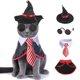 thumbnail image 3 of 3-piece set B Capa de decoración creativa de Halloween y sombrero de mago, corbata y gafas de rendimiento para perros, 3 of 3