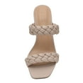 thumbnail image 5 of Dunes + CUSHIONAIRE Technology Women's Iris braided Heel Sandal +Memory Foam and Wide Widths Available, Nude 6, 5 of 5