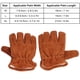 thumbnail image 5 of 1 par de guantes de trabajo de piel de vaca resistentes al calor y al fuego, guantes de soldadura de forja para construcción, jardinería, barbacoa, marrón L, 5 of 8
