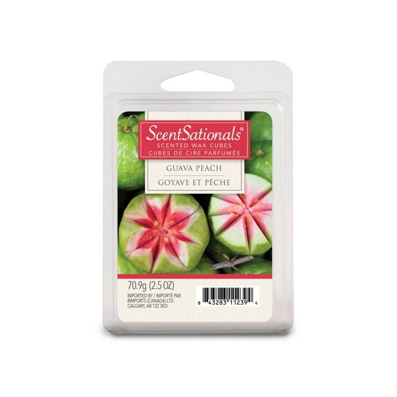 ScentSationals Scented Wax Cubes - Guava Peach, 2.5 oz (70.9 g)