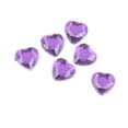 thumbnail image 2 of 500 piezas de diamantes de imitación con forma de corazón de 8 mm, con reverso plano, ideales para decorar regalos de boda, álbumes de recortes, manualidades y cuentas DIY., 2 of 9