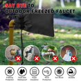 thumbnail image 4 of Large Outdoor Faucet Cover Insulation Protector, Suitable for Winter Cold Weather Outer Pipe Cover Insulation Antifreeze Protection, Antifreeze Plug Tap Socks Antifreeze(7.67 in * 5.9 in * 1.2 in), 4 of 8