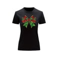thumbnail image 2 of Playera Blusa Con Estampado De Moño Navideño Ropa Para Mujer Color Negro Talla Mediana Marca Emil SaEs, 2 of 4
