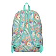 thumbnail image 3 of Unisex Bohemian Rucksack, Vintage Style Backpack with Front Pocket, Lightweight Durable Daypack for School College Work Travel Vacation, Wonderful Gift Idea, 3 of 5