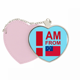 thumbnail image 1 of Soy de Samoa Bolsa de viaje Mirror maquillaje corazón rosa, 1 of 4