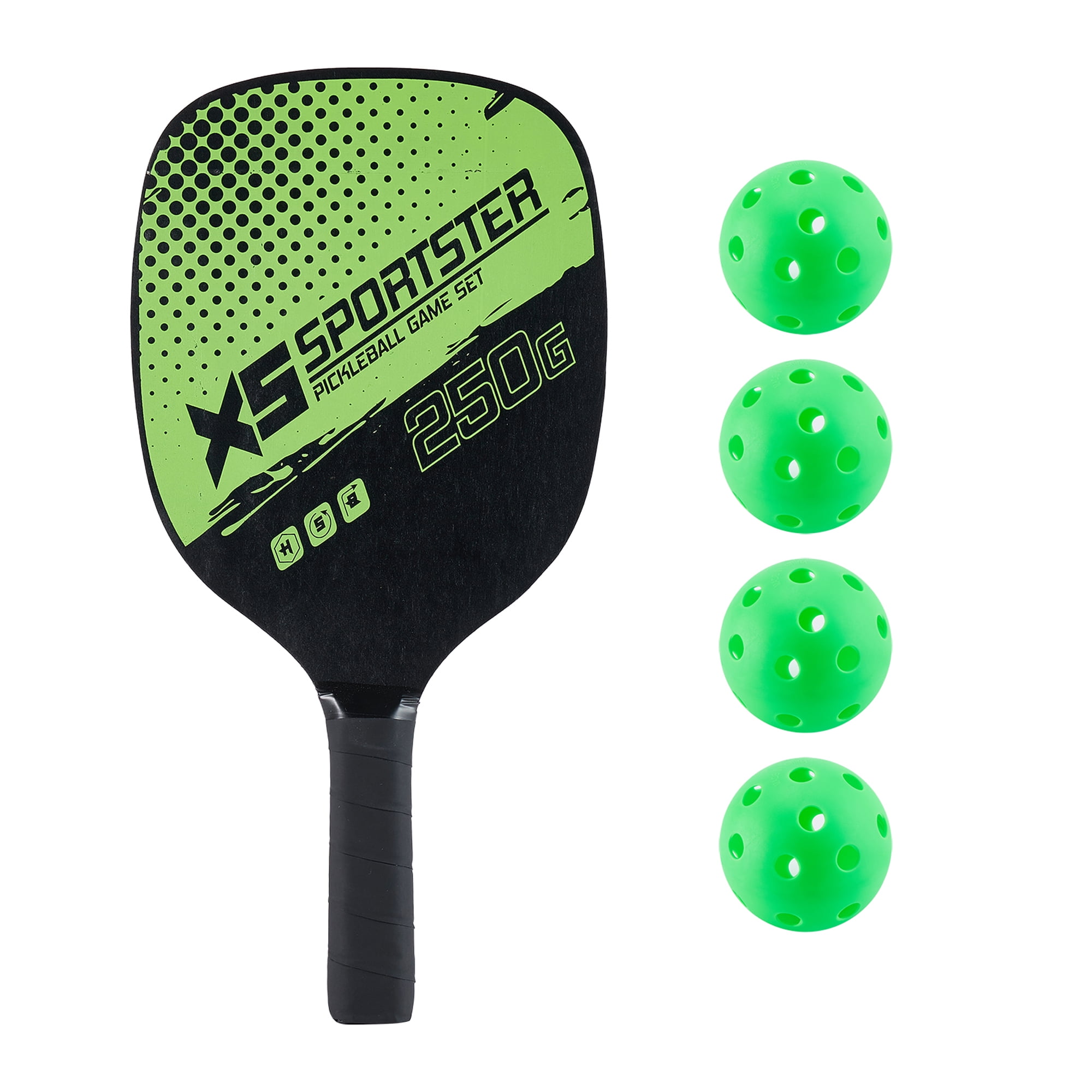 Yellow 12 Pack Professional USAPA Approved Pickleball Ball Set Outdoor Court 