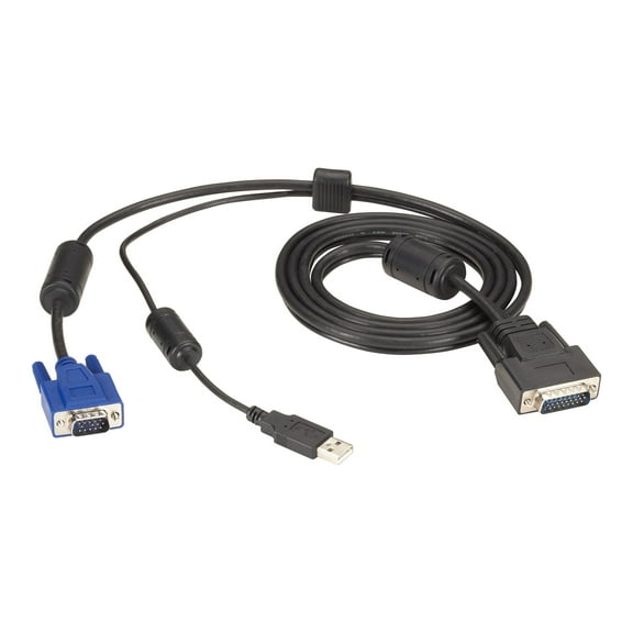 Black Box ServSwitch Secure KVM Switch Cable, VGA and USB to HD26