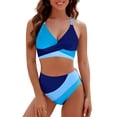 thumbnail image 1 of Conjunto de bikini Blooming Jelly, traje de baño push up de cintura alta 2025, 1 of 6