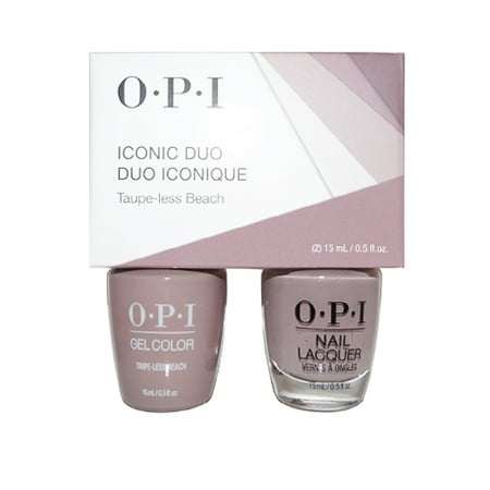 - OPI Iconic Duo GelColor Soak-Off Gel Polish + Nail Lacquer