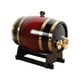 thumbnail image 3 of Barril de vino de roble con soporte, barril de vino de madera con tapón y espiga, dispensador de barril de cerveza de gran capacidad para cócteles, , 3L, 3 of 9