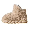 thumbnail image 2 of Zapatillas Altas de Felpa, Zapatillas de Suelo de Suela Gruesa para Dormitorio, Zapatillas de Casa Cálidas de Invierno para Interiores para Adultos, P , 40 a 41 40 a 41 Yinane Pantuflas de felpa, 2 of 8