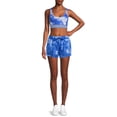thumbnail image 2 of PSK Collective Tye Die Strech Material Drawstring Short (Women) Size: XXXL Moisture Wicking, 2 of 6