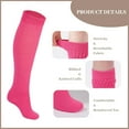 thumbnail image 3 of LAKIDAY Women Slouch Socks 3 Pairs Long Cotton Knee High Thick Scrunch Socks, 3 of 6