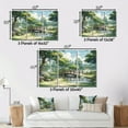 thumbnail image 4 of Designart "Landscape of the Rising Sun in Japan I" Japanese Metal Wall Art Set, 4 of 5