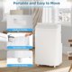 thumbnail image 3 of 12000 btu smart portable air conditioner - cools 350 - 450 sq ft quietly, stand-alone con remote control, 3 of 7