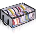 thumbnail image 1 of caja de almacenamiento para gorras de béisbol, color gris, 50,8 x 40,6 x 17 cm, 1 of 5