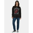 thumbnail image 2 of Time and Tru Women's Rolling Stones Graphic Pullover Sweatshirt, Sizes S-XXXL, 2 of 5